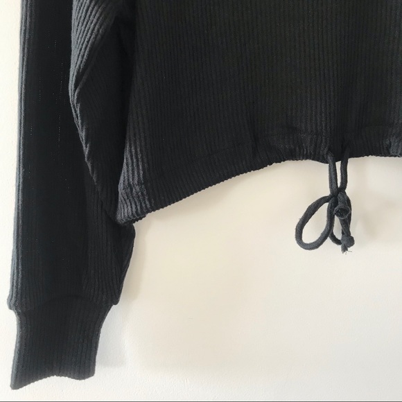 Express Soft Ribbed Lounge Top - Picture 2 of 5